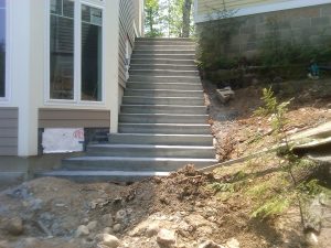 Concrete Stairs in New Hampshire