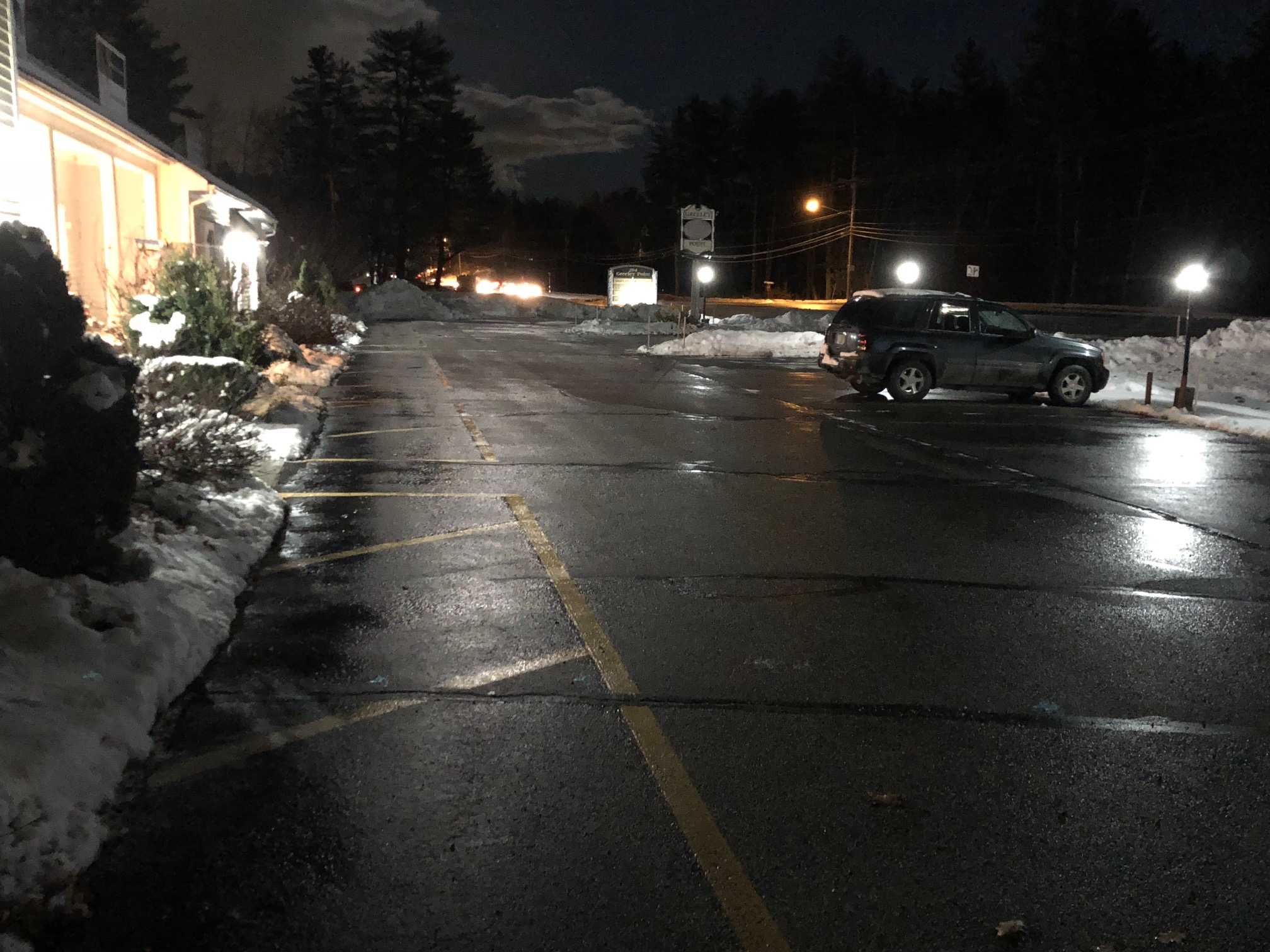 Parking Lot Salt Application